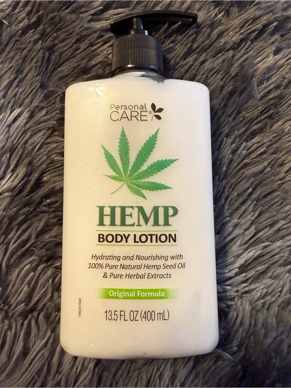 Personal Care Hemp Body Lotion —Hydrating Formula